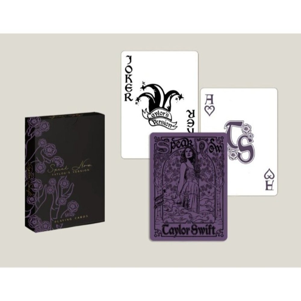 Taylor Swift Speak Now Taylor's Version Playing Cards Eras Official Merch New